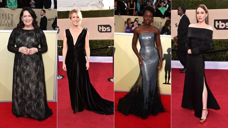 Illustration for article titled Millennial Pink's Not Dead On the SAG Awards Red Carpet